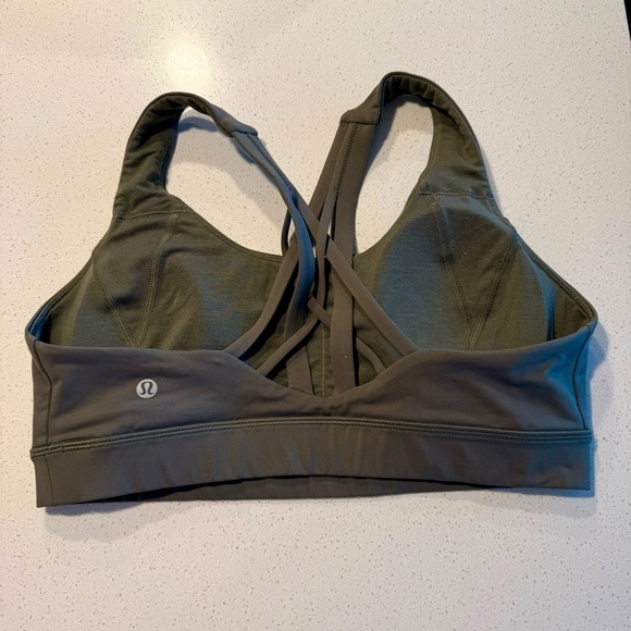 Lululemon Free To Be Elevated Bra in Army Green, DD/E Cup - Picture 2 of 5